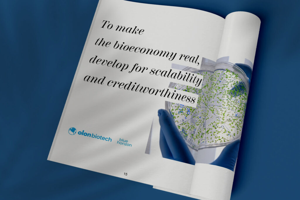 To make the bioeconomy real, develop for scalability and creditworthiness