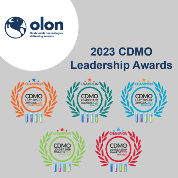 OLON HAS BEEN SELECTED AS CHAMPION IN FIVE CATEGORIES OF 2023 CDMO LEADERSHIP AWARDS