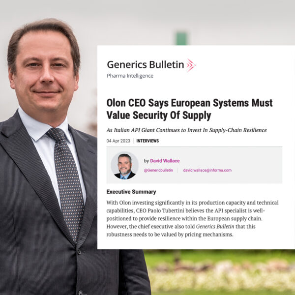 Generics Bulletin interviews our CEO Paolo Tubertini